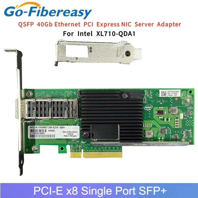  XL710-QDA1  QSFP + Ʈ Ʈũ , 40Gb, PCI-E v3.0,8.0GT/s,x8 , 40 ⰡƮ ̴  NIC ī